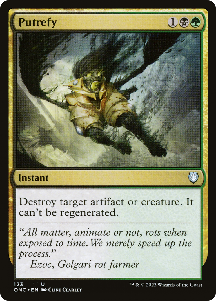 {C} Putrefy [Phyrexia: All Will Be One Commander][ONC 123]