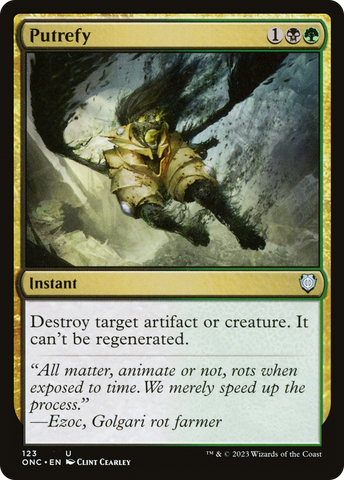 {C} Putrefy [Phyrexia: All Will Be One Commander][ONC 123]