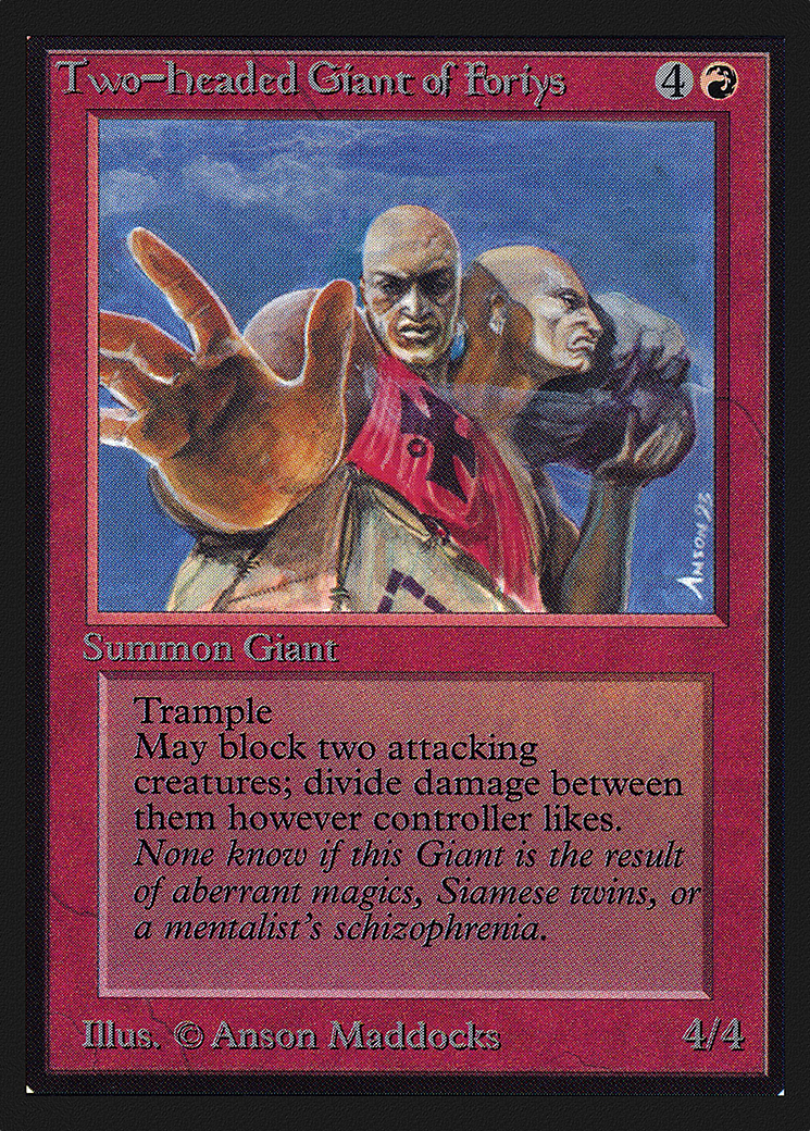{R} Two-Headed Giant of Foriys [International CollectorsÃ¢Â€Â™ Edition][GB CEI 180]