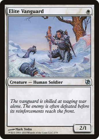 {C} Elite Vanguard [Duel Decks: Elspeth vs. Tezzeret][DDF 002]