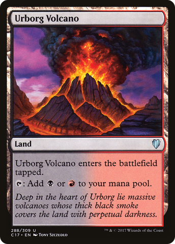 {C} Urborg Volcano [Commander 2017][C17 288]