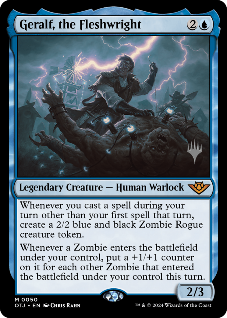 {@R} Geralf, the Fleshwright (Promo Pack) [Outlaws of Thunder Junction Promos][PP OTJ 050]