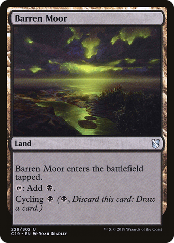 {C} Barren Moor [Commander 2019][C19 229]