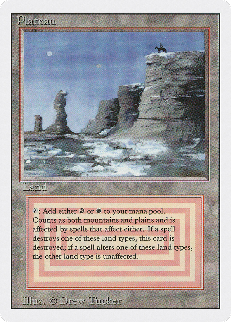 {R} Plateau [Revised Edition][3ED 284]