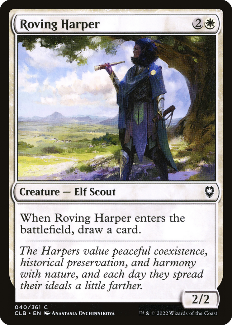 {C} Roving Harper [Commander Legends: Battle for Baldur's Gate][CLB 040]