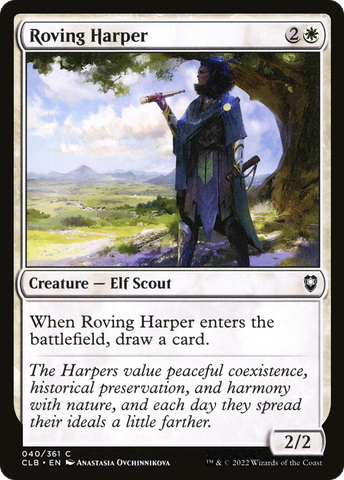 {C} Roving Harper [Commander Legends: Battle for Baldur's Gate][CLB 040]