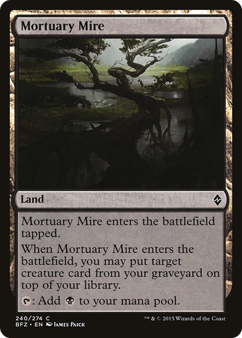 {C} Mortuary Mire [Battle for Zendikar][BFZ 240]