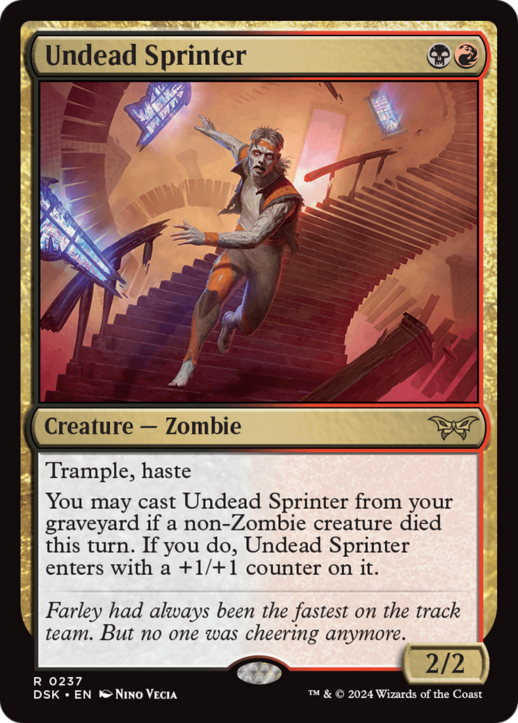 {@R} Undead Sprinter [Duskmourn: House of Horror][DSK 237]