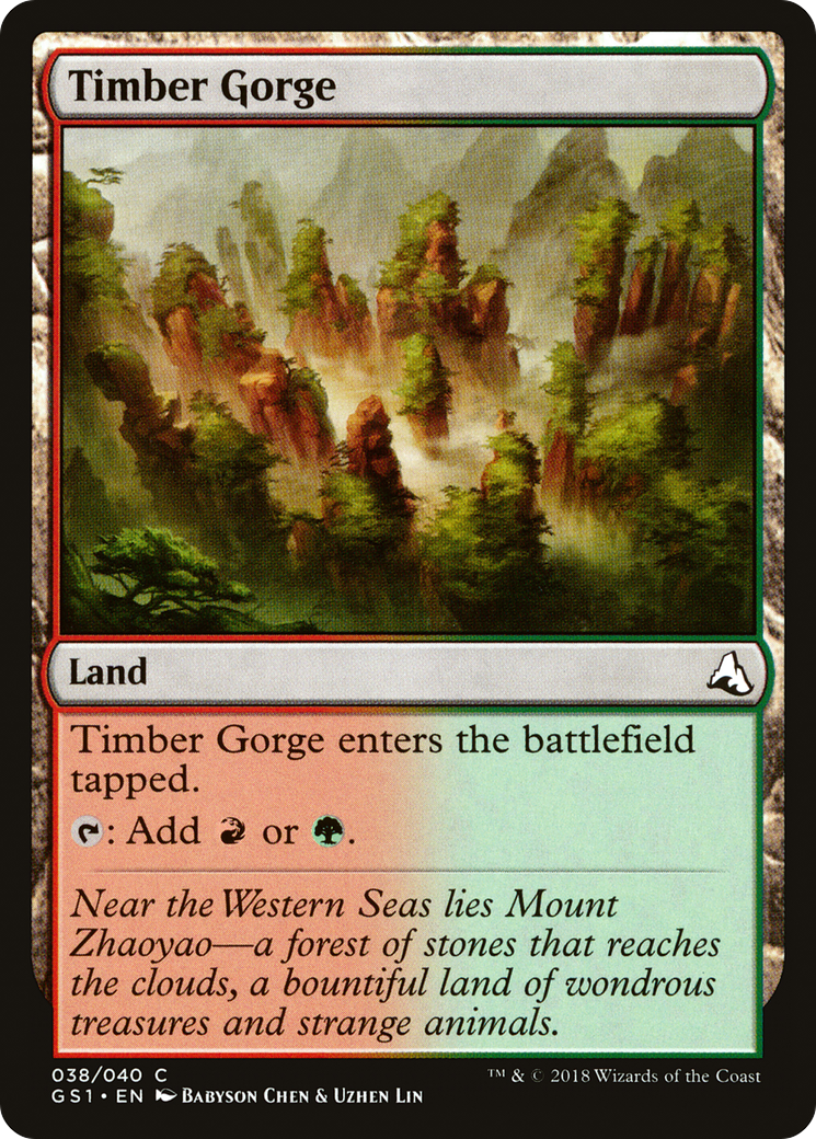 {C} Timber Gorge [Global Series Jiang Yanggu & Mu Yanling][GS1 038]