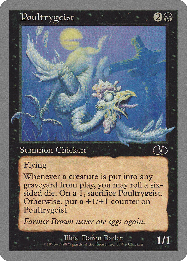 {C} Poultrygeist [Unglued][UGL 037] - Misty Mountain Games