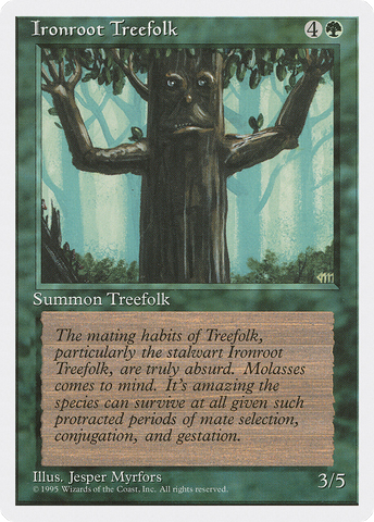 {C} Ironroot Treefolk [Fourth Edition][4ED 253]