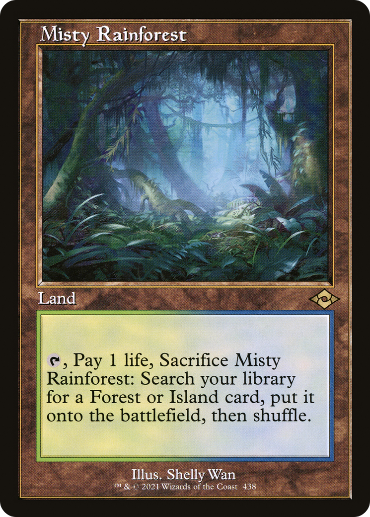 {R} Misty Rainforest (Retro Frame) [Modern Horizons 2] [MH2 438]
