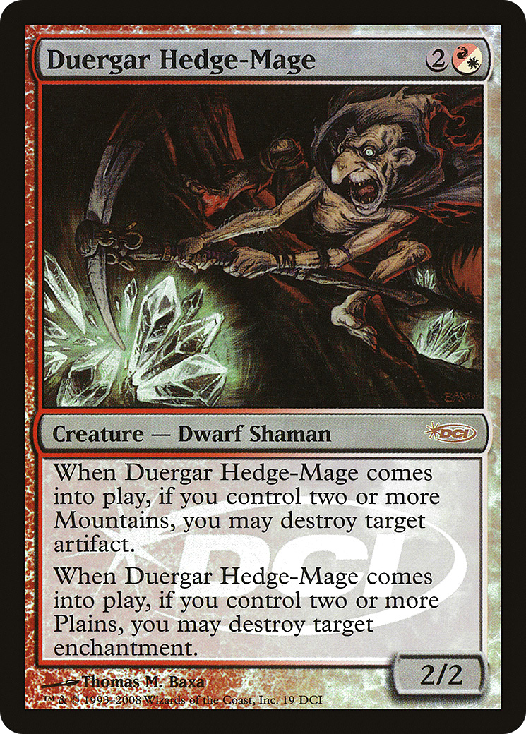 {R} Duergar Hedge-Mage [Gateway 2008][PA PG08 019]