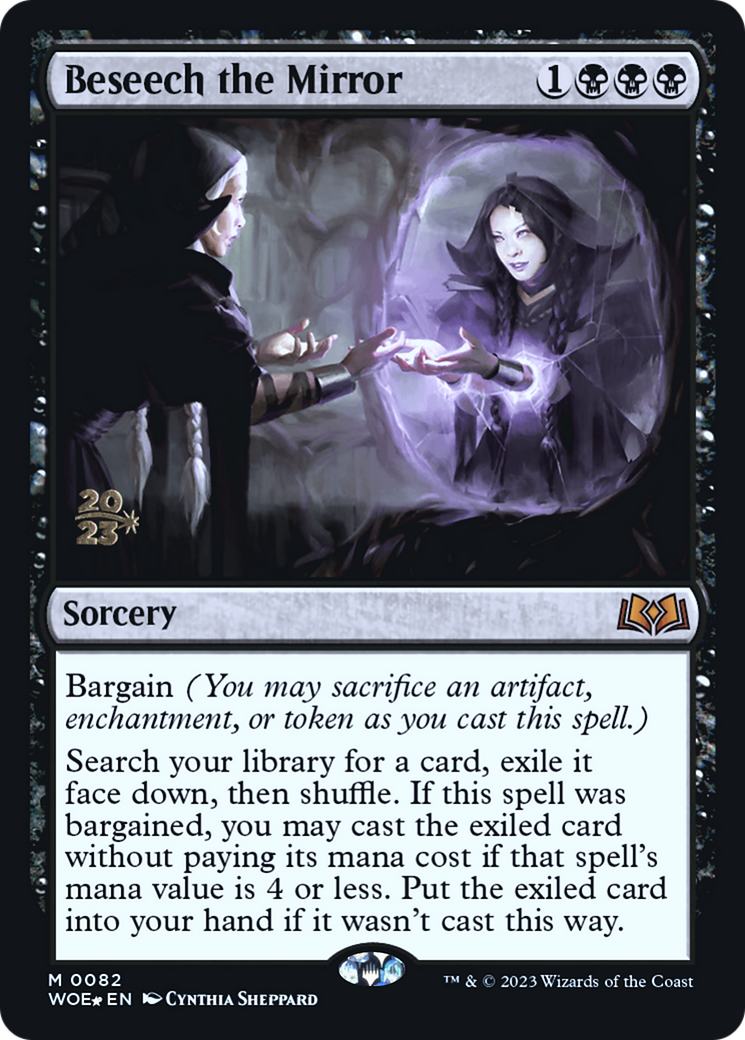 {@R} Beseech the Mirror [Wilds of Eldraine Prerelease Promos][PR WOE 082]