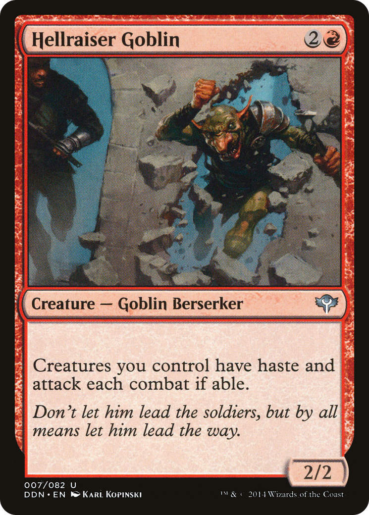 {C} Hellraiser Goblin [Duel Decks: Speed vs. Cunning][DDN 007]