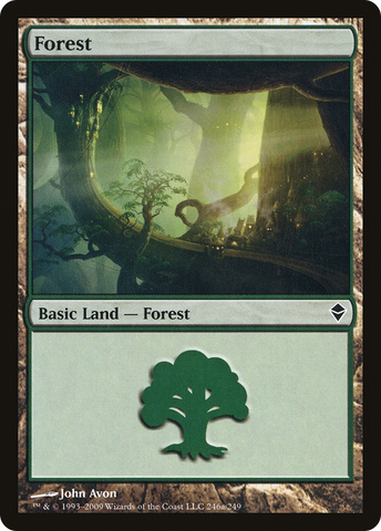 {B}[ZEN 246] Forest (246a) [Zendikar]