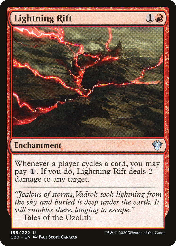 {C} Lightning Rift [Commander 2020][C20 155]