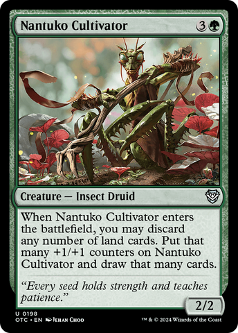 {C} Nantuko Cultivator [Outlaws of Thunder Junction Commander][OTC 198]