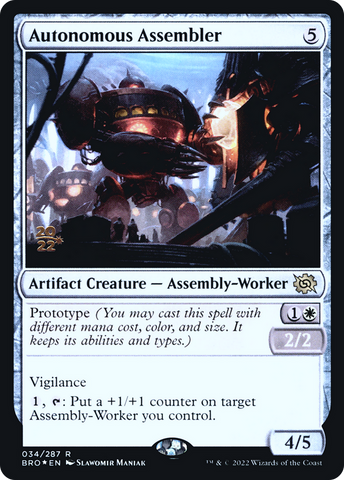 {R} Autonomous Assembler [The Brothers' War: Prerelease Promos][PR BRO 034]