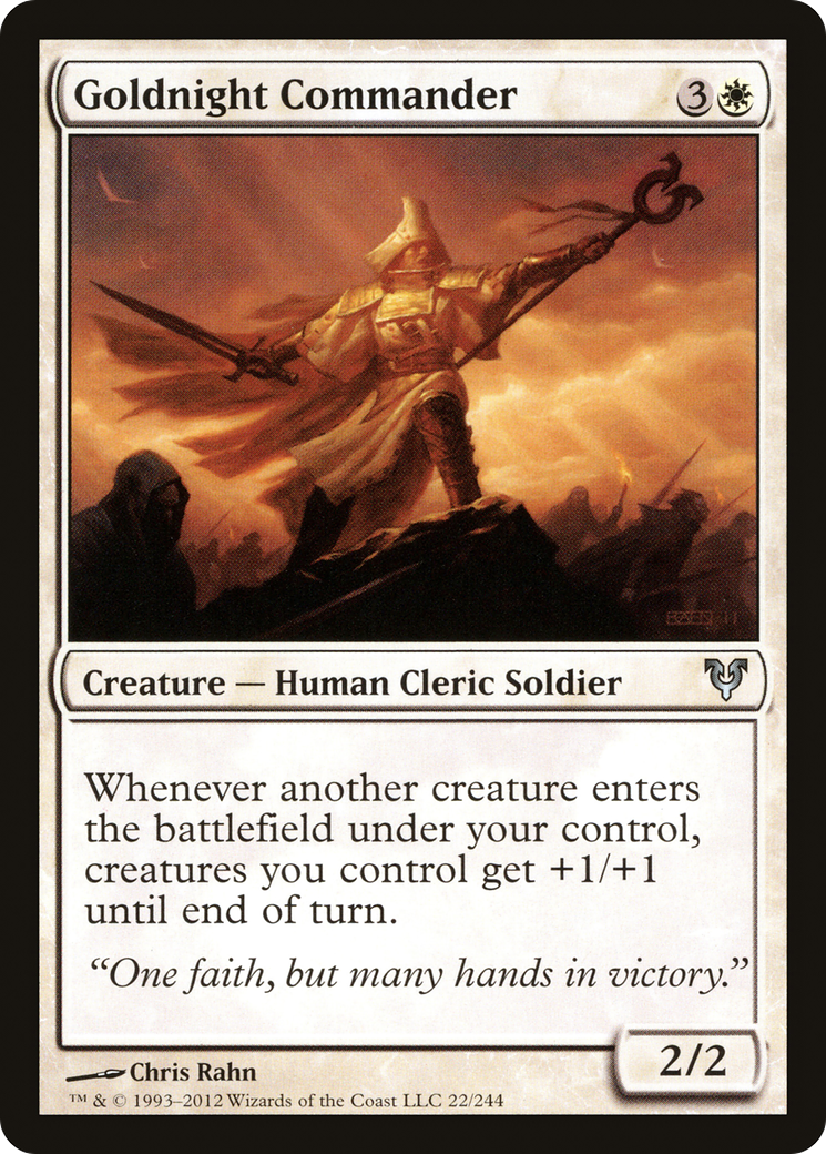 {C} Goldnight Commander [Avacyn Restored][AVR 022]