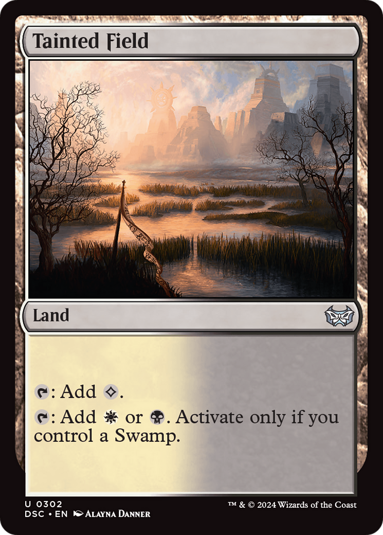 {C} Tainted Field [Duskmourn: House of Horror Commander][DSC 302]