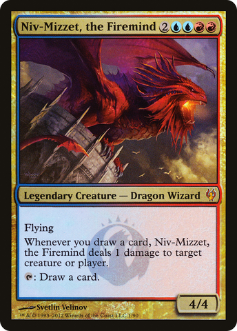 {R} Niv-Mizzet, the Firemind [Duel Decks: Izzet vs. Golgari][DDJ 001]