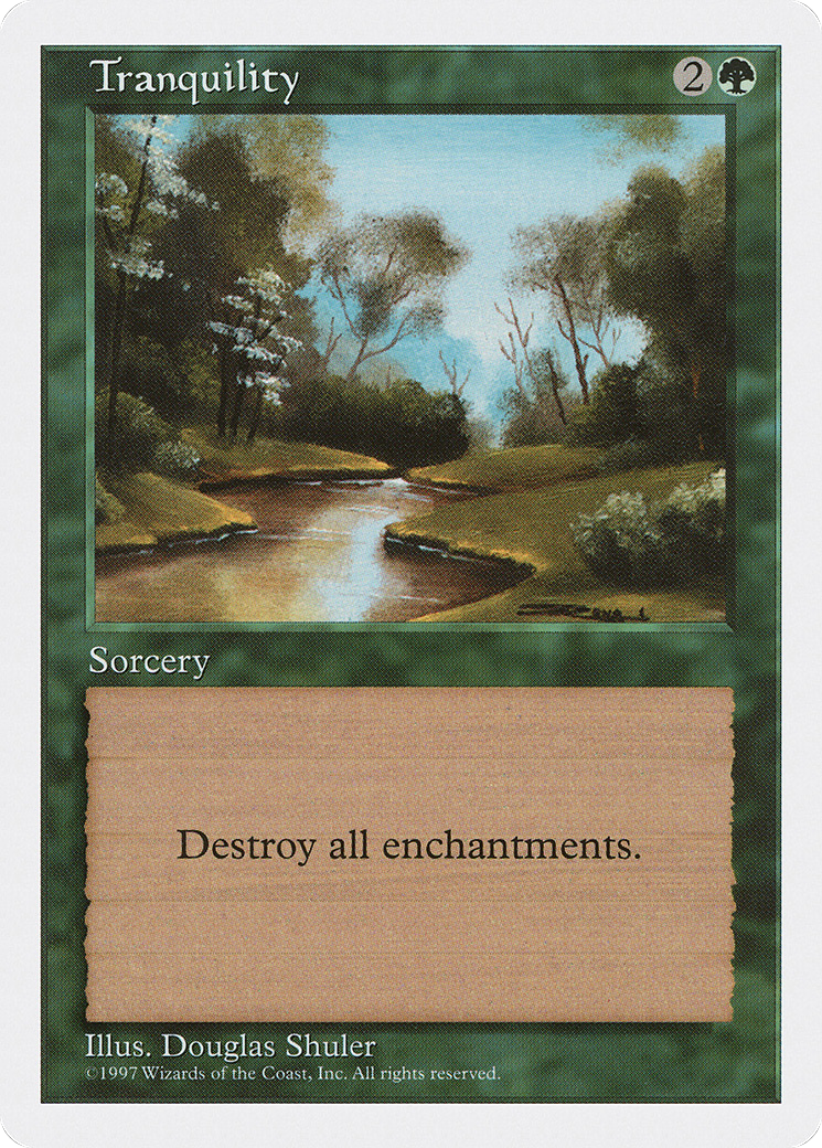 {C} Tranquility [Fifth Edition][5ED 333]