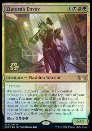 {R} Ziatora's Envoy [Streets of New Capenna Prerelease Promos][PR SNC 232]
