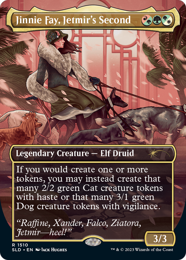 {R} Jinnie Fay, Jetmir's Second (Display Commander) // Jinnie Fay, Jetmir's Second [Secret Lair Commander Deck: Raining Cats and Dogs][SLD 1556]