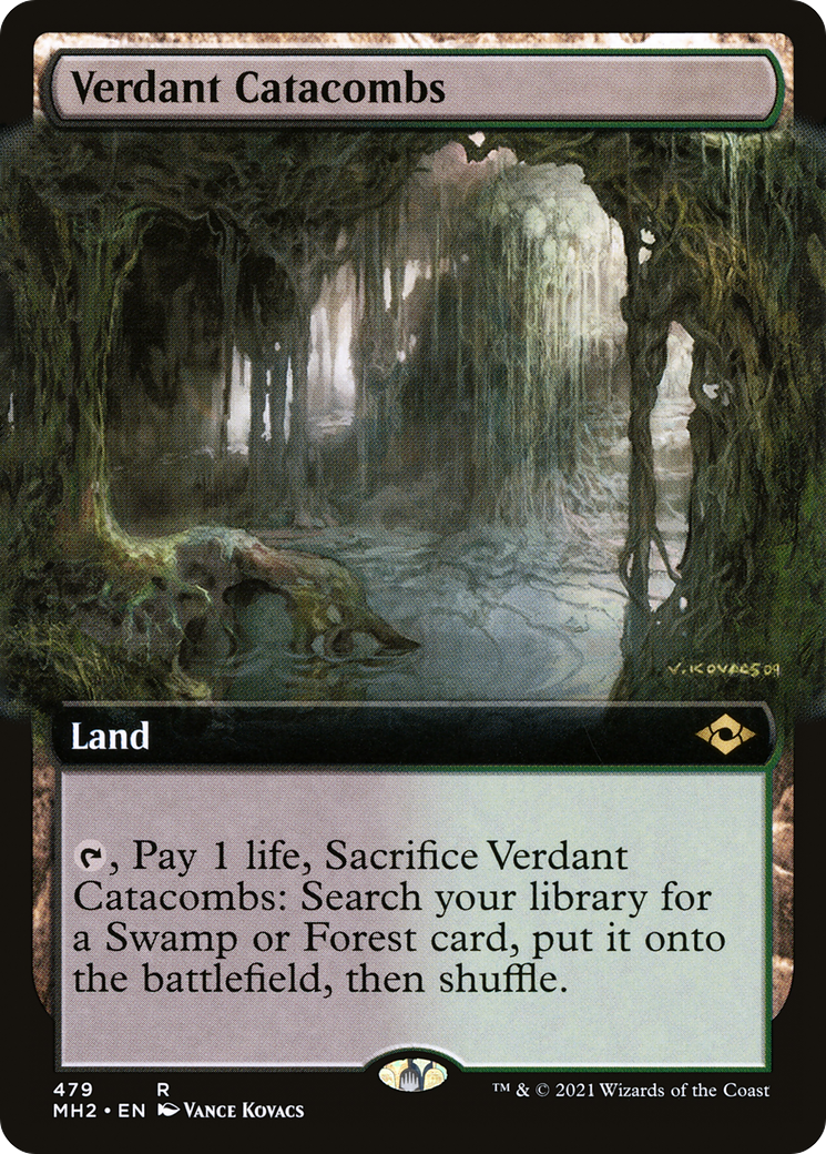 {R} Verdant Catacombs (Extended Art) (Foil): (Extended Art) [Modern Horizons 2] [MH2 479]