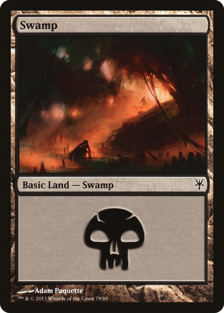 {B}[DDK 079] Swamp (79) [Duel Decks: Sorin vs. Tibalt]