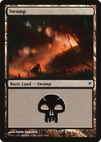 {B}[DDK 079] Swamp (79) [Duel Decks: Sorin vs. Tibalt]