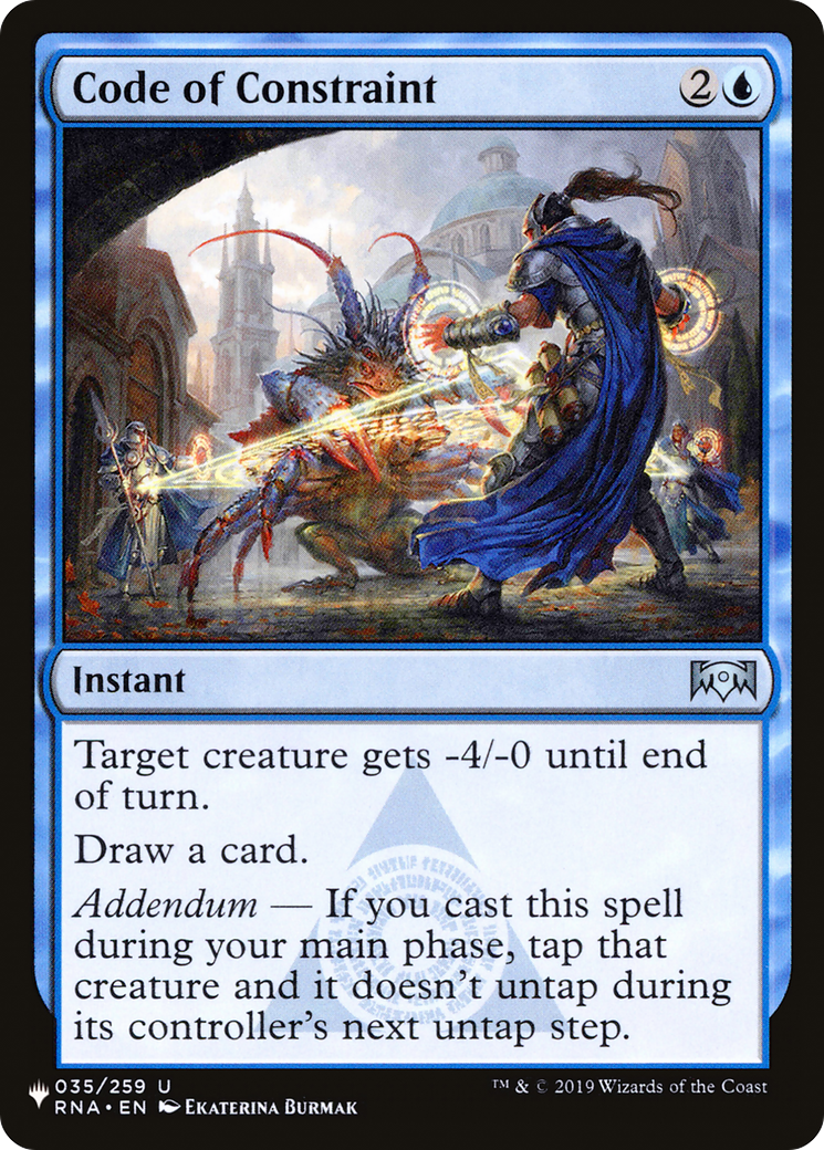 Code of Constraint [LIST 035/259]