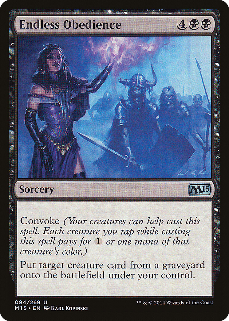 {C} Endless Obedience [Magic 2015][M15 094]