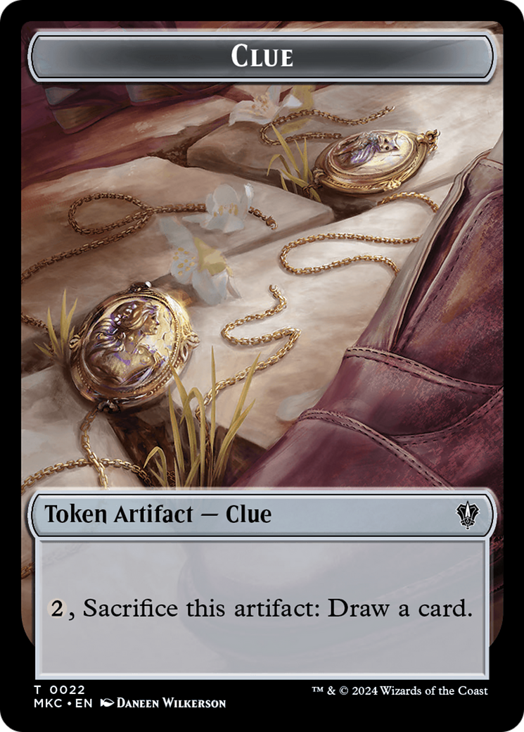{T} Clue // Insect (0017) Double-Sided Token [Murders at Karlov Manor Commander Tokens][TMKC 22//17]