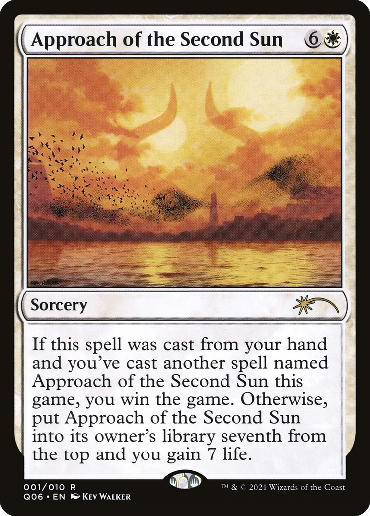 {R} Approach of the Second Sun [Pioneer Challenger Decks 2021][Q06 001]