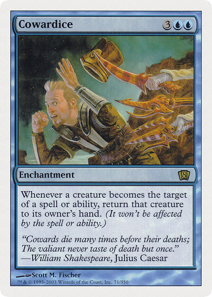 {R} Cowardice [Eighth Edition][8ED 071]