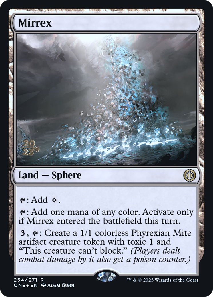 {R} Mirrex [Phyrexia: All Will Be One Prerelease Promos][PR ONE 254]