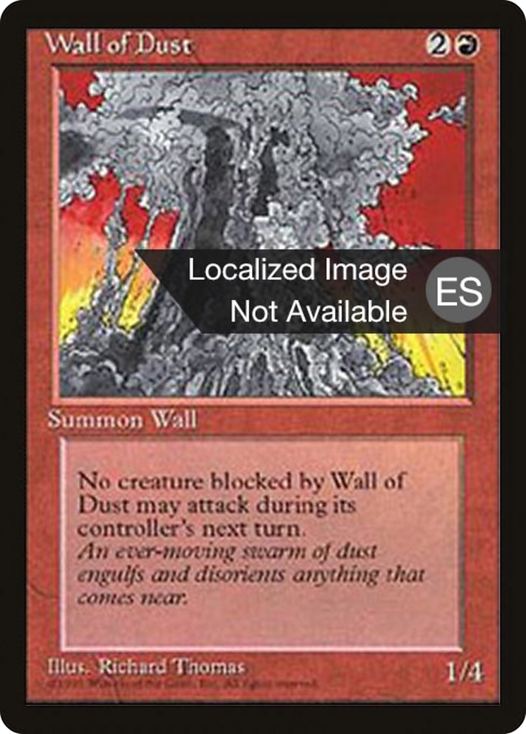 {F} Wall of Dust [Fourth Edition (Foreign Black Border)][FBB 4ED 229]