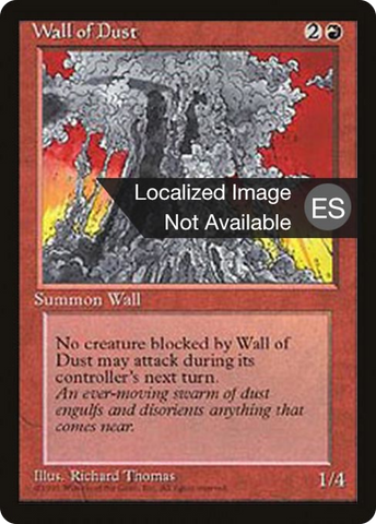 {F} Wall of Dust [Fourth Edition (Foreign Black Border)][FBB 4ED 229]