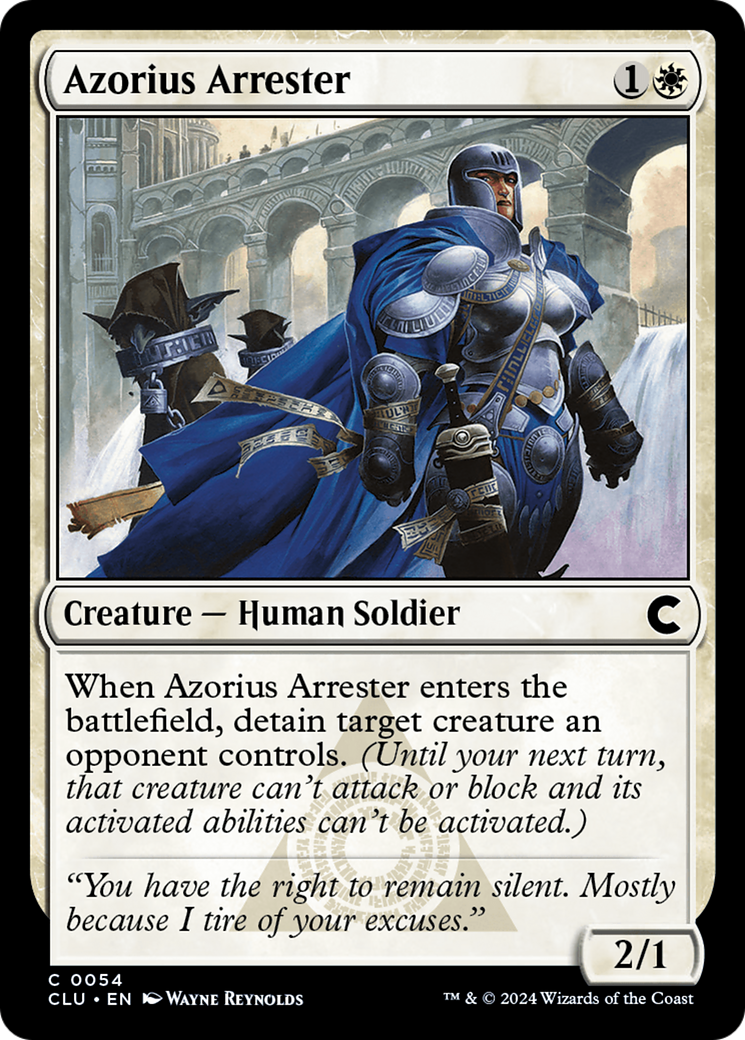 {C} Azorius Arrester [Ravnica: Clue Edition][CLU 054]