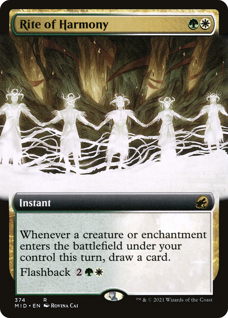 {R} Rite of Harmony (Extended Art) [Innistrad: Midnight Hunt][MID 374]