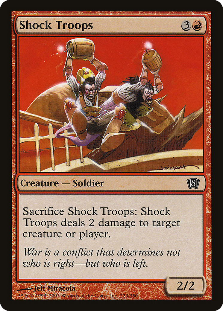 {C} Shock Troops [Eighth Edition][8ED 223]