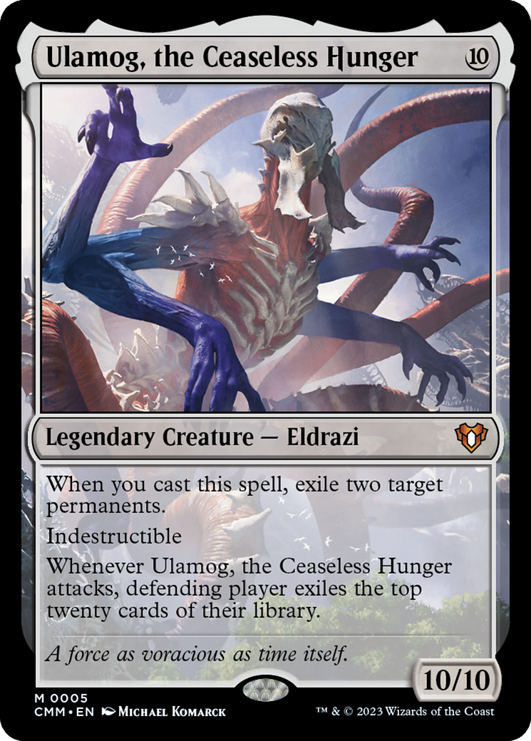 {R} Ulamog, the Ceaseless Hunger [Commander Masters][CMM 005]
