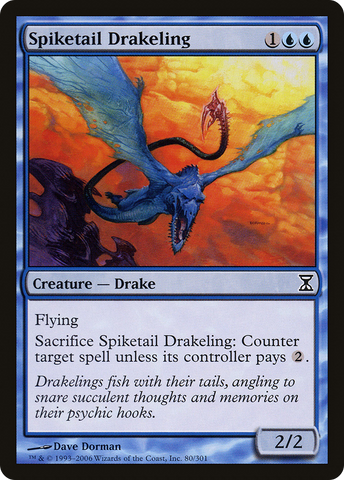 {C} Spiketail Drakeling [Time Spiral][TSP 080]