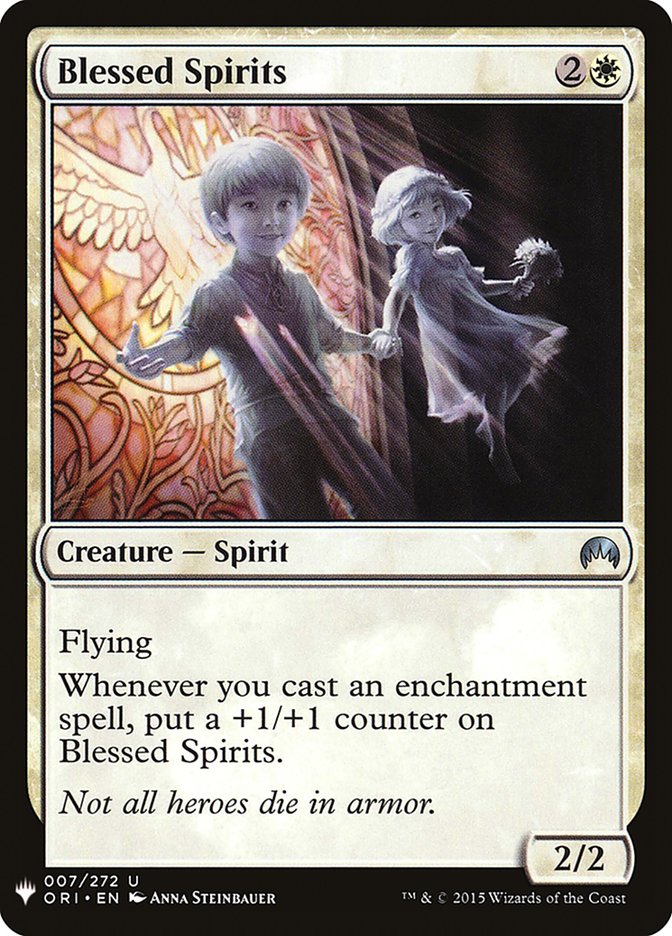 {C} Blessed Spirits [Mystery Booster][MB1 ORI 007]