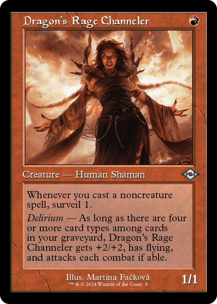 {C} Dragon's Rage Channeler (Retro) [Modern Horizons 3][OLD MH2 009]