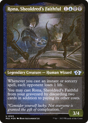 {C} Rona, Sheoldred's Faithful (Foil Etched) [Multiverse Legends][MUL 123]