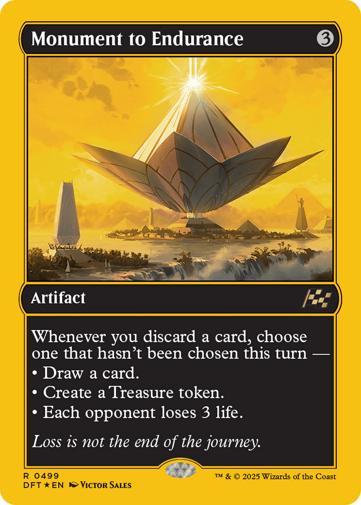 {@R} Monument to Endurance (First-Place Foil) [Aetherdrift][DFT 499]