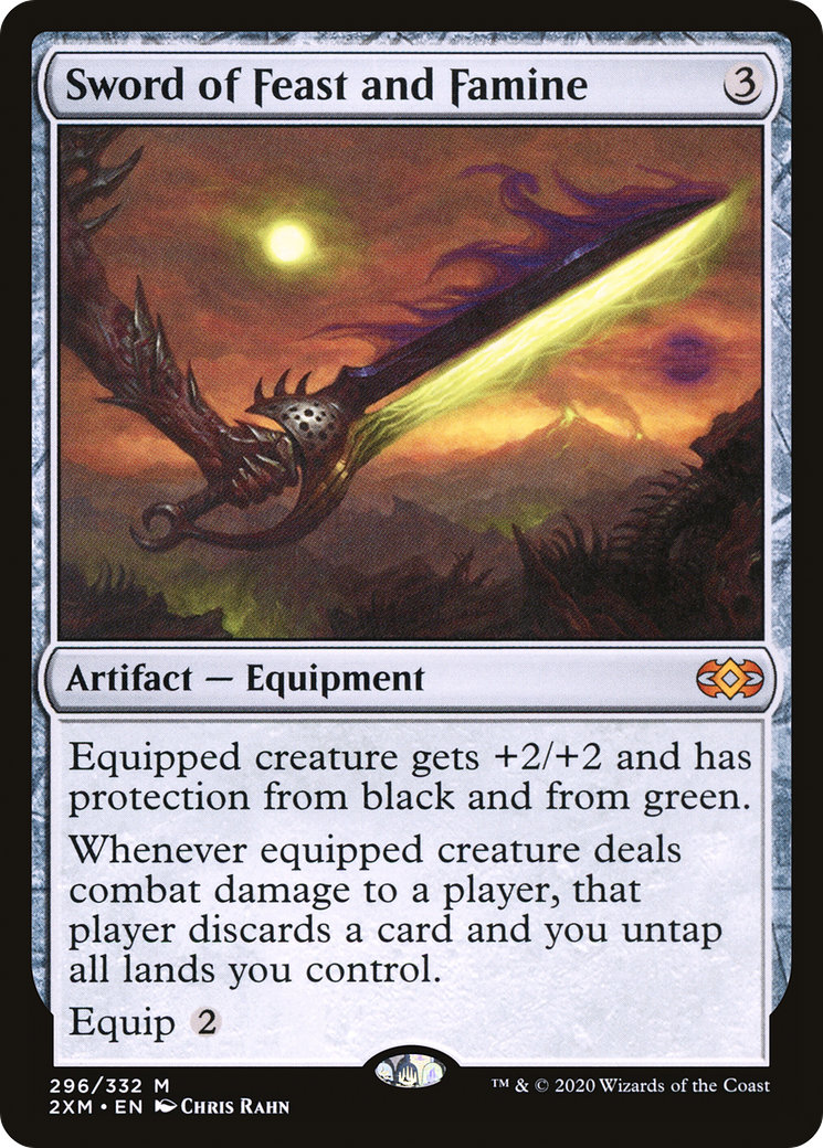 {R} Sword of Feast and Famine [Double Masters][2XM 296]